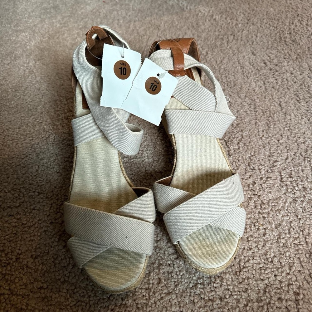 Tory Burch espadrille heels
